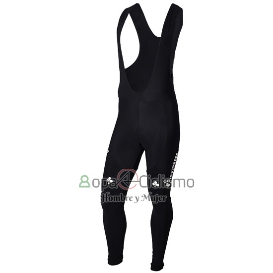 Gazprom Rusvelo Colnago Ropa Ciclismo Culotte Largo 2016 Hombre Mangas Largas Azul y Blanco